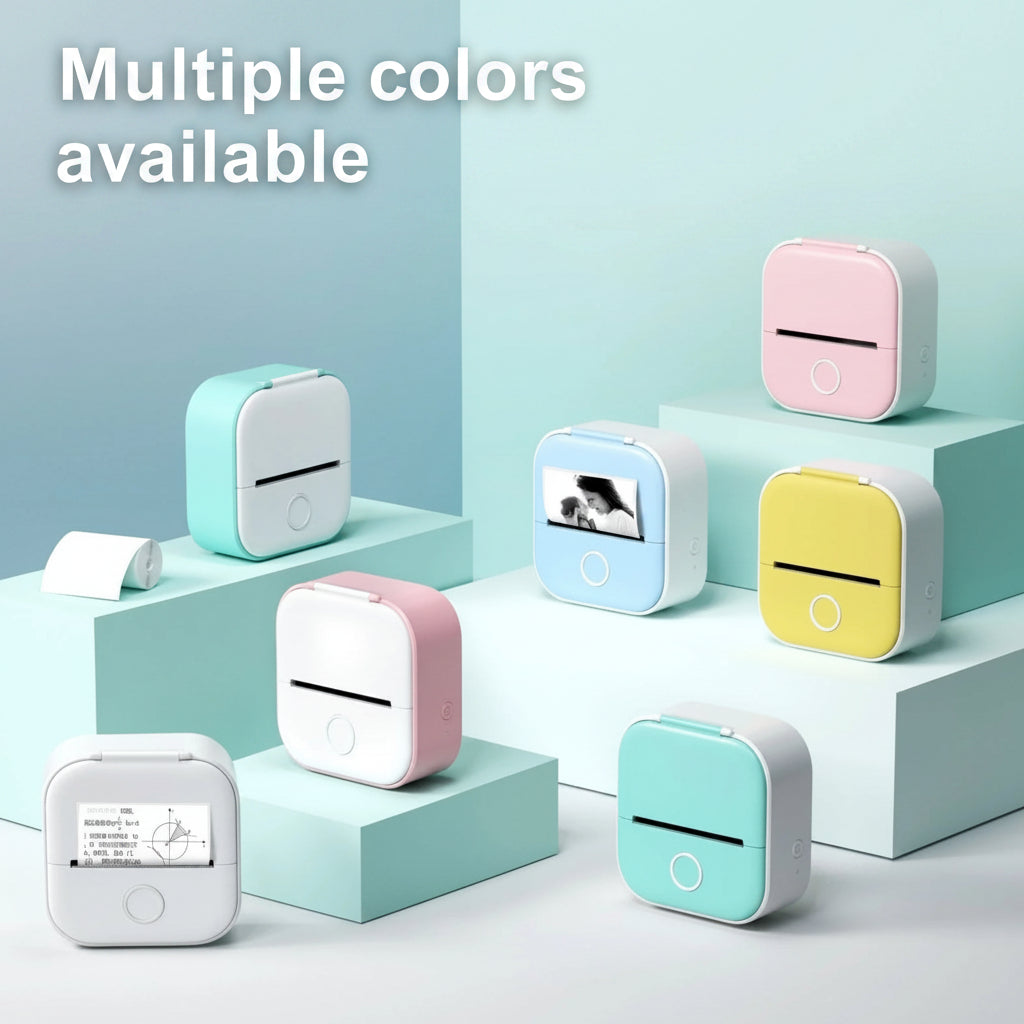 Compact and Versatile Portable Mini Thermal Label Printer - Perfect for Home, School, and Business Needs!
