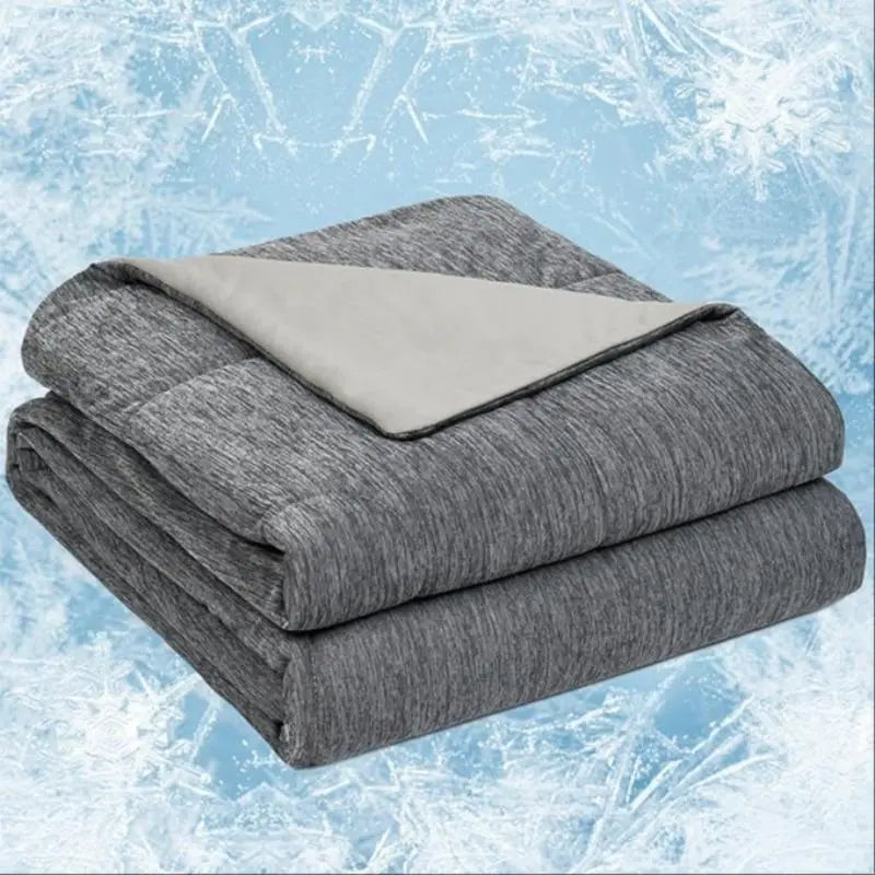 Summer Cooling Blanket, Lightweight Cool Blanket, Room Decor, Breathable Comfortable Cooling Comforter, Room Accessories, Soft Throw Blanket for Home & Office Bedding, Gift for Summer