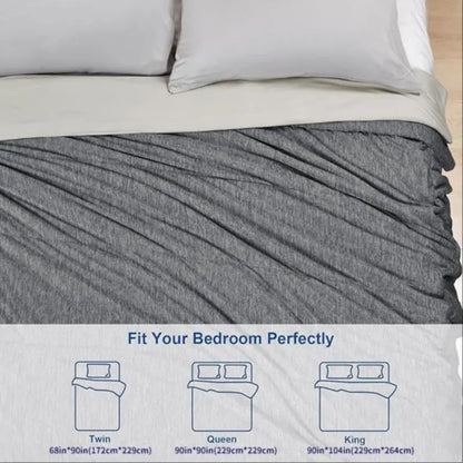 Summer Cooling Blanket, Lightweight Cool Blanket, Room Decor, Breathable Comfortable Cooling Comforter, Room Accessories, Soft Throw Blanket for Home & Office Bedding, Gift for Summer