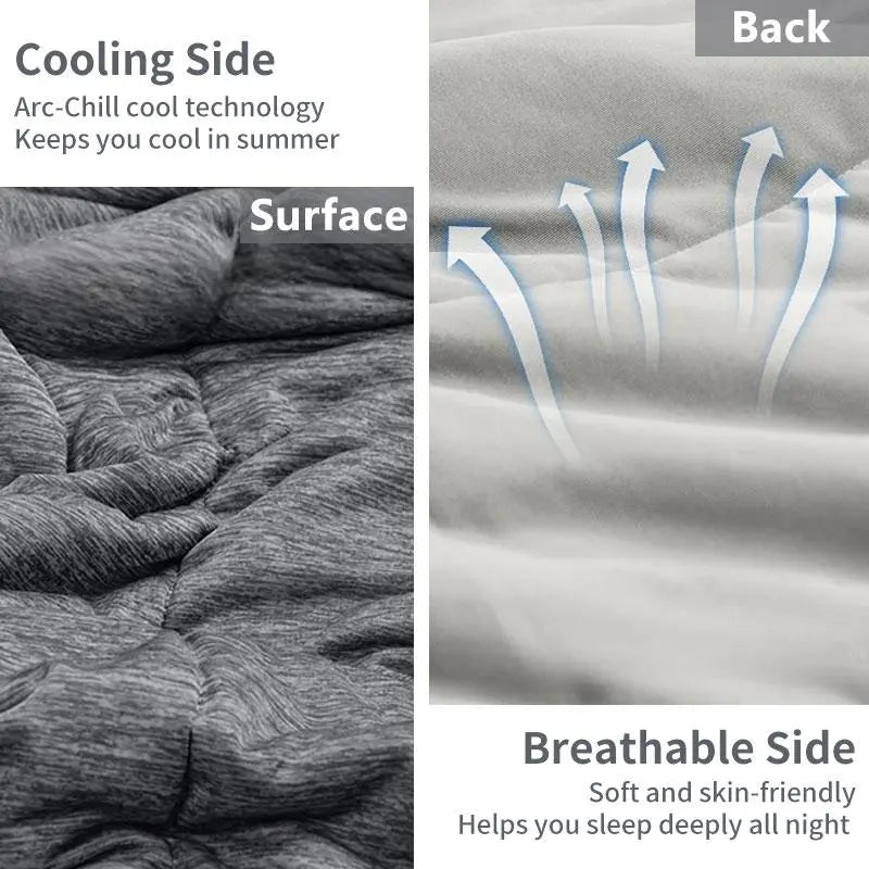 Summer Cooling Blanket, Lightweight Cool Blanket, Room Decor, Breathable Comfortable Cooling Comforter, Room Accessories, Soft Throw Blanket for Home & Office Bedding, Gift for Summer