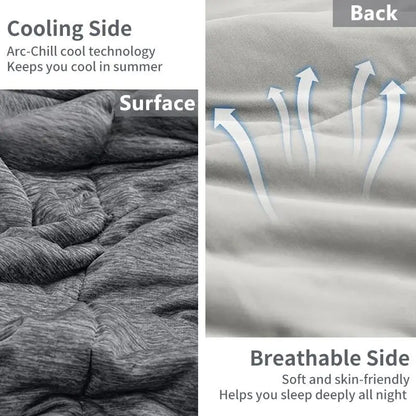 Summer Cooling Blanket, Lightweight Cool Blanket, Room Decor, Breathable Comfortable Cooling Comforter, Room Accessories, Soft Throw Blanket for Home & Office Bedding, Gift for Summer